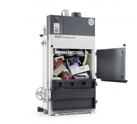 HSM V-PRESS 610P 保特瓶鋁罐壓縮打包機