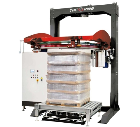 RING(圓環)自動流水線環型裹膜機