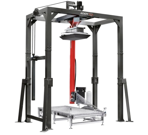 EDDY(渦流)自動流水線旋臂式裹膜機