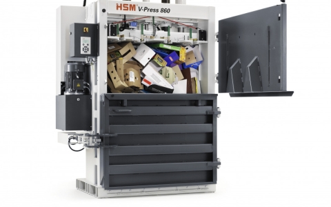 HSM V-PRESS 860L 免棧板運送-直立壓縮機