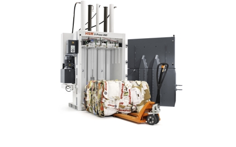 HSM V-PRESS 860L 免棧板運送-直立壓縮機