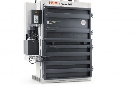 HSM V-PRESS 860L 免棧板運送-直立壓縮機